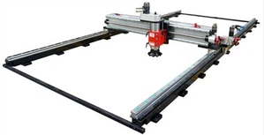 Hohe Flexibilität und Präzision LMD4000-Linien- und Gantry-Bearbeitungs-CNC-Fräsmaschine für den Einsatz vor Ort in Asien